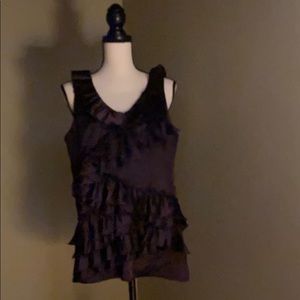 Romeo and Juliet Plum Blouse